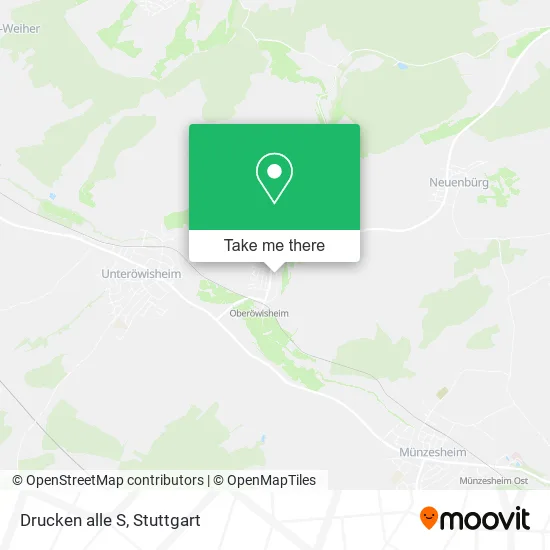 Карта Drucken alle S