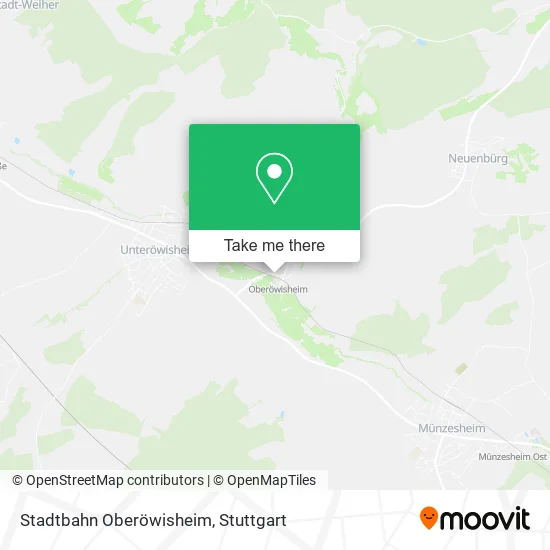 Карта Stadtbahn Oberöwisheim