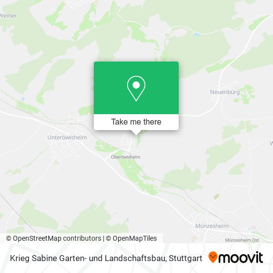 Krieg Sabine Garten- und Landschaftsbau map