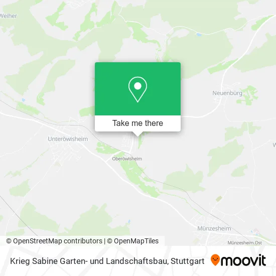 Карта Krieg Sabine Garten- und Landschaftsbau