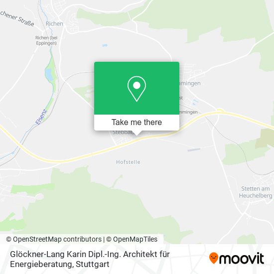 Glöckner-Lang Karin Dipl.-Ing. Architekt für Energieberatung map