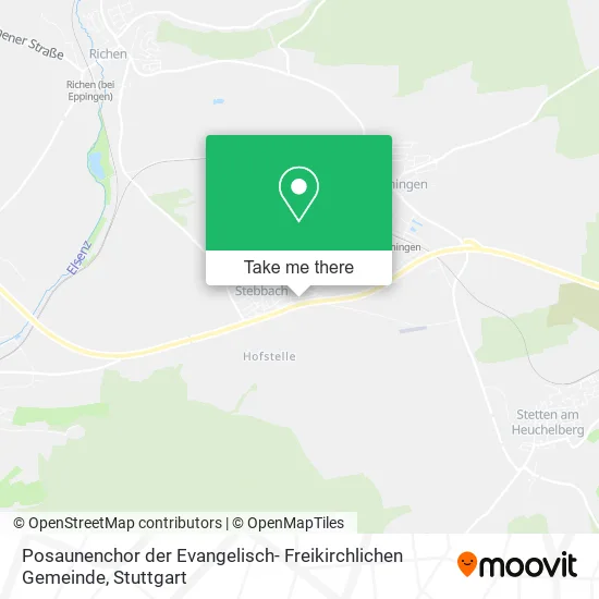 Карта Posaunenchor der Evangelisch- Freikirchlichen Gemeinde