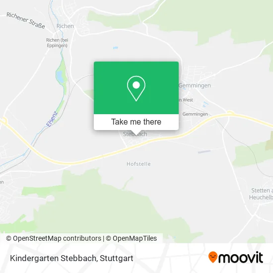 Карта Kindergarten Stebbach