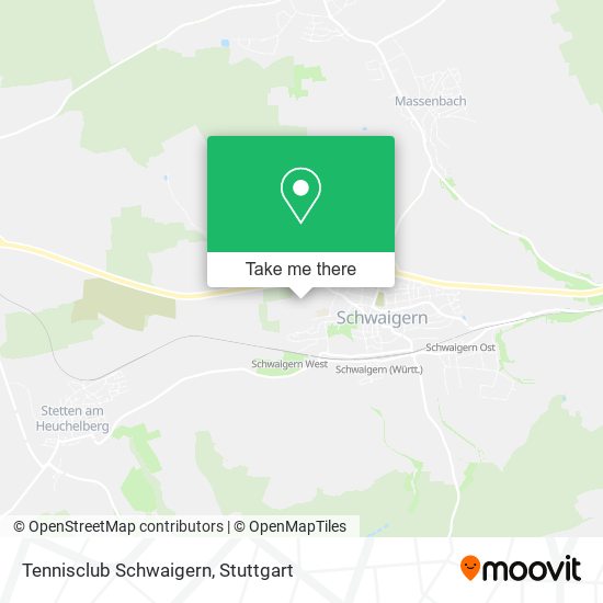 Tennisclub Schwaigern map