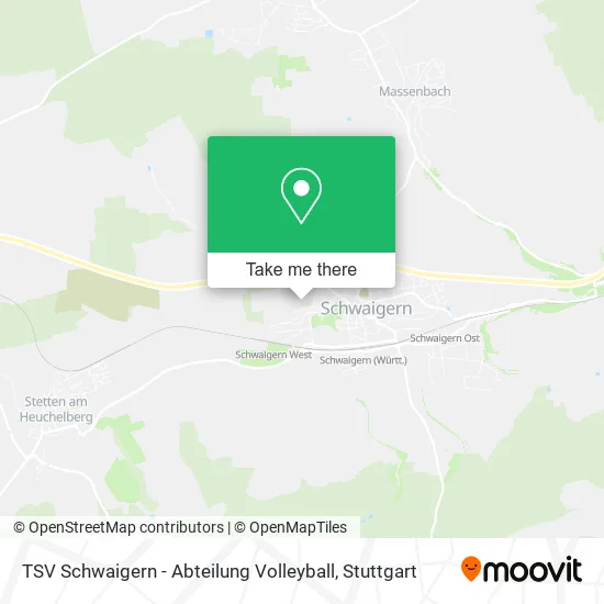 Карта TSV Schwaigern - Abteilung Volleyball