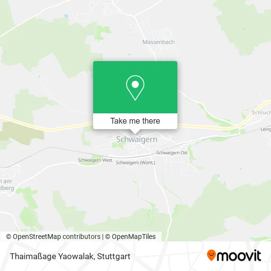 Карта Thaimaßage Yaowalak