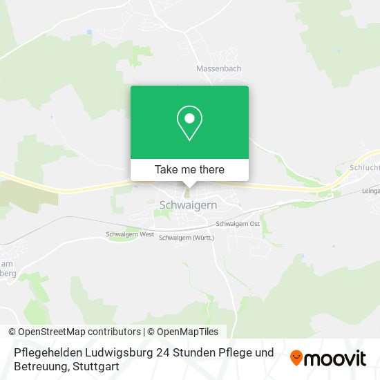 Pflegehelden Ludwigsburg 24 Stunden Pflege und Betreuung map
