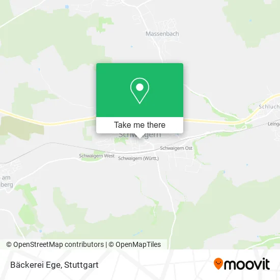 Карта Bäckerei Ege