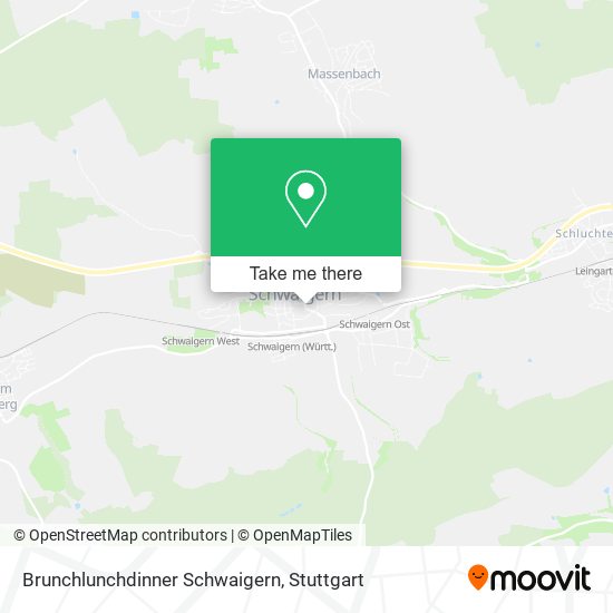 Brunchlunchdinner Schwaigern map
