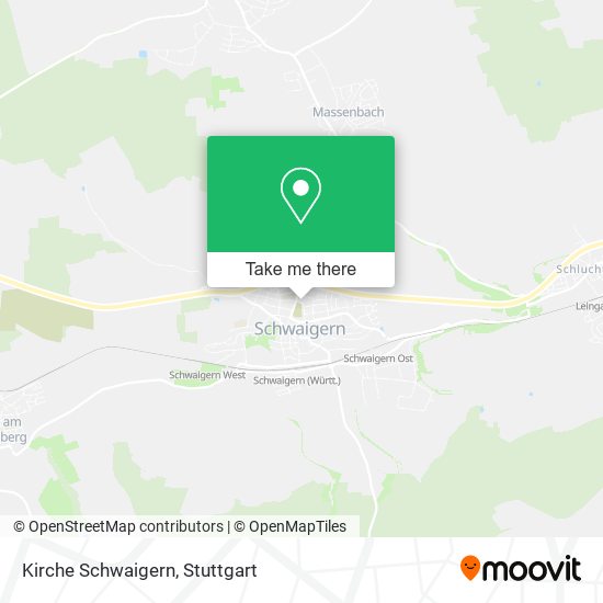 Kirche Schwaigern map