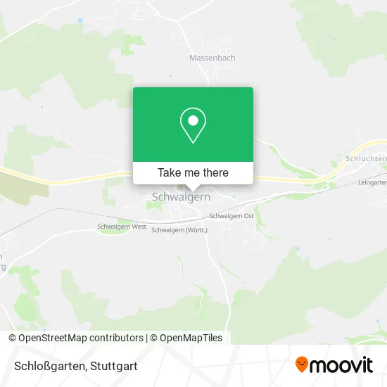 Карта Schloßgarten