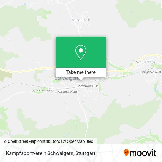 Kampfsportverein Schwaigern map