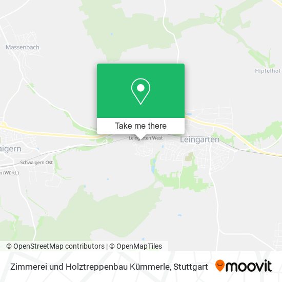 Карта Zimmerei und Holztreppenbau Kümmerle