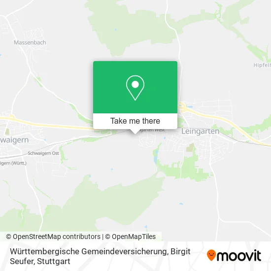 Карта Württembergische Gemeindeversicherung, Birgit Seufer
