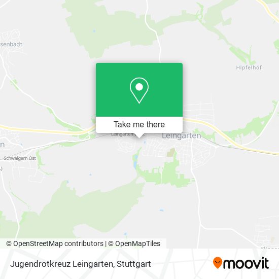 Jugendrotkreuz Leingarten map