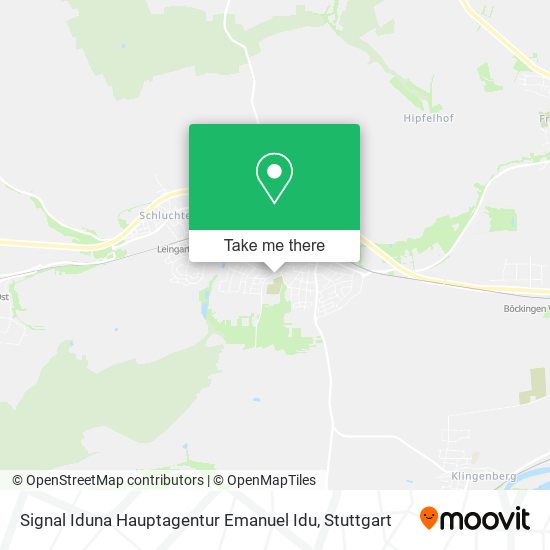 Signal Iduna Hauptagentur Emanuel Idu map