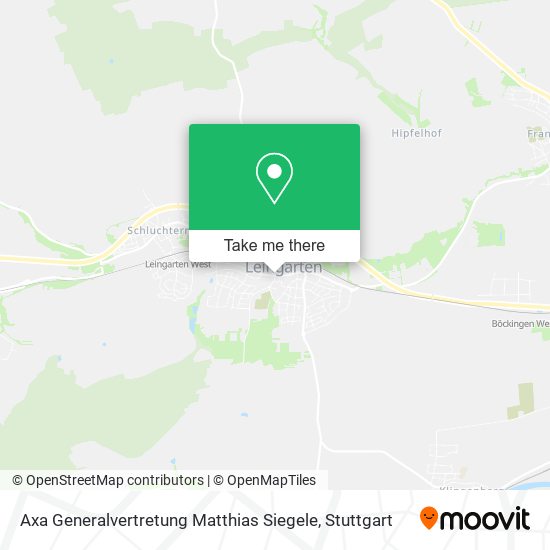 Axa Generalvertretung Matthias Siegele map