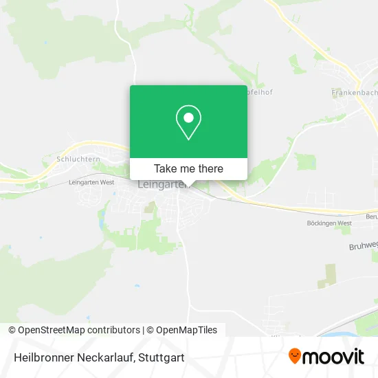 Карта Heilbronner Neckarlauf