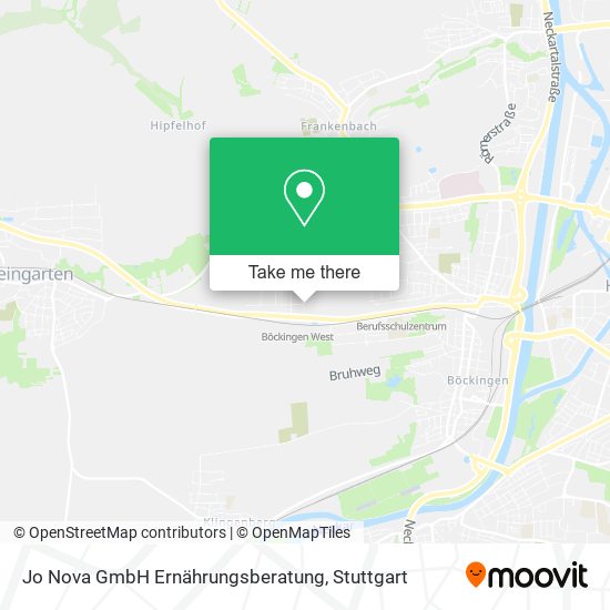 Jo Nova GmbH Ernährungsberatung map