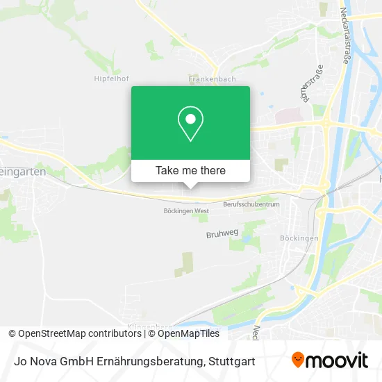 Карта Jo Nova GmbH Ernährungsberatung