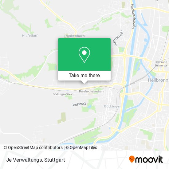 Карта Je Verwaltungs