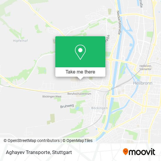 Aghayev Transporte map