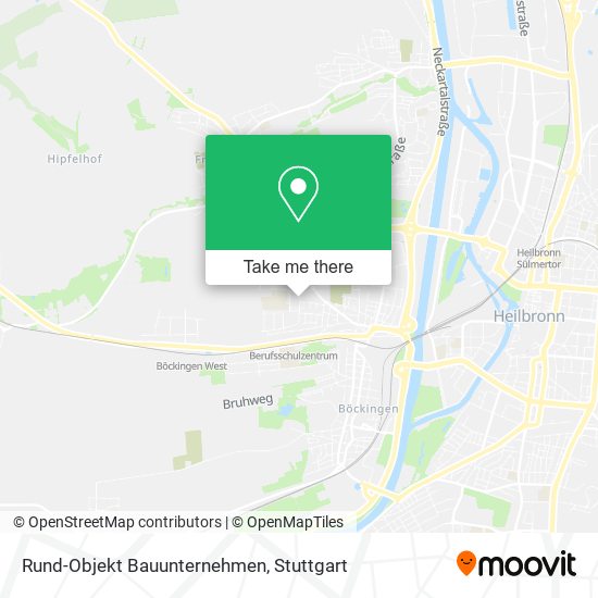 Rund-Objekt Bauunternehmen map