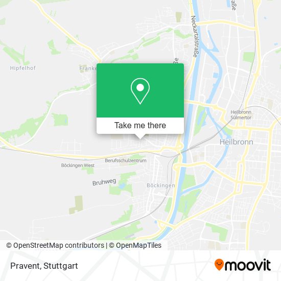 Pravent map