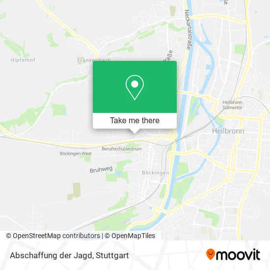 Карта Abschaffung der Jagd