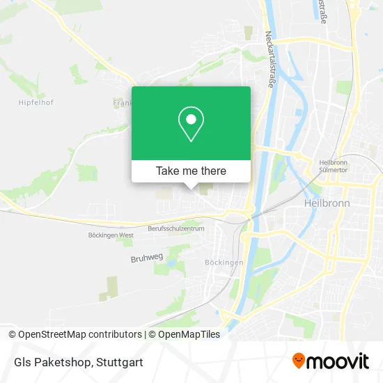 Карта Gls Paketshop