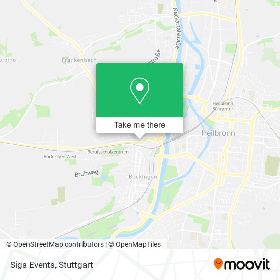 Siga Events map