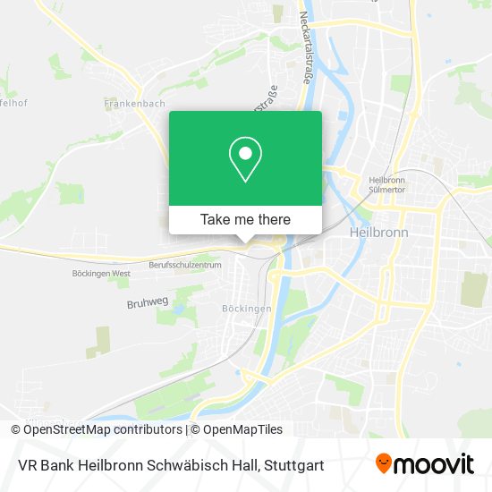 VR Bank Heilbronn Schwäbisch Hall map