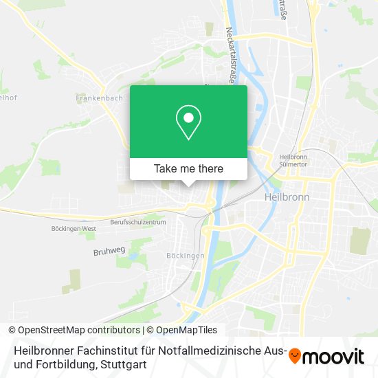 Карта Heilbronner Fachinstitut für Notfallmedizinische Aus- und Fortbildung