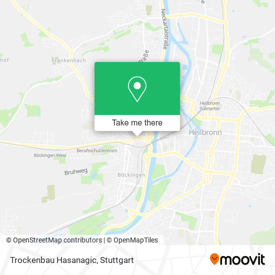 Карта Trockenbau Hasanagic