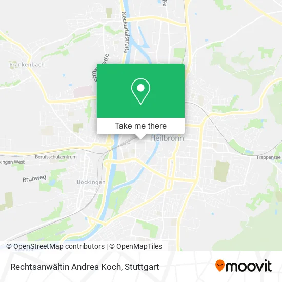 Карта Rechtsanwältin Andrea Koch