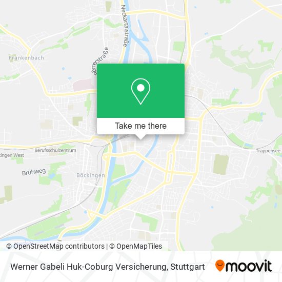 Карта Werner Gabeli Huk-Coburg Versicherung