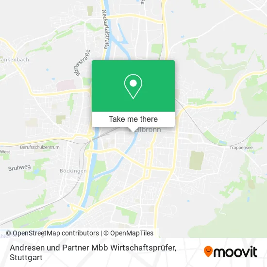 Карта Andresen und Partner Mbb Wirtschaftsprüfer