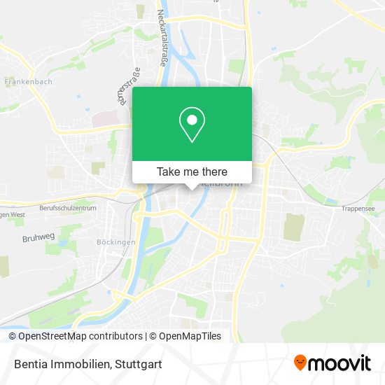 Bentia Immobilien map