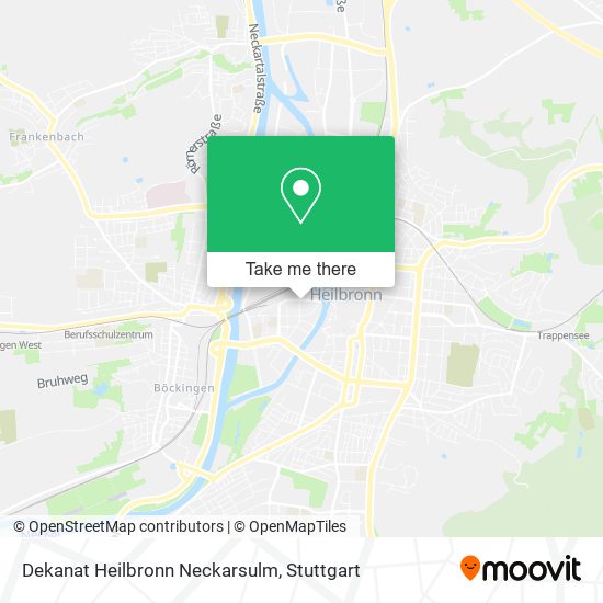 Карта Dekanat Heilbronn Neckarsulm