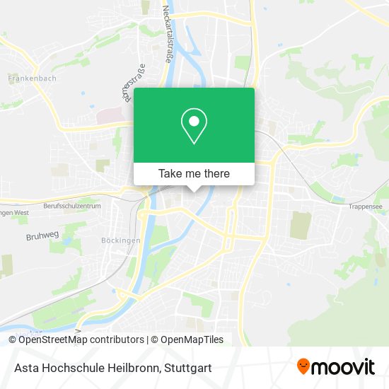 Asta Hochschule Heilbronn map