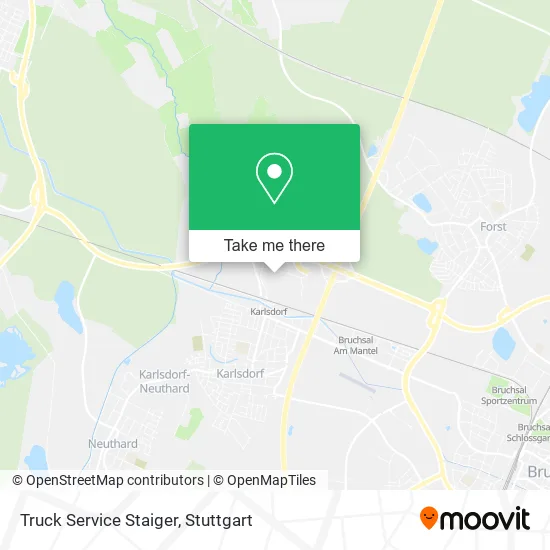 Карта Truck Service Staiger