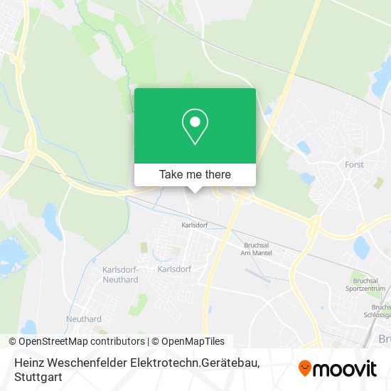 Карта Heinz Weschenfelder Elektrotechn.Gerätebau