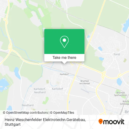 Карта Heinz Weschenfelder Elektrotechn.Gerätebau