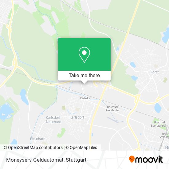 Moneyserv-Geldautomat map