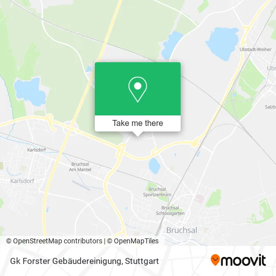 Карта Gk Forster Gebäudereinigung