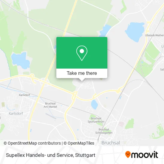 Карта Supellex Handels- und Service