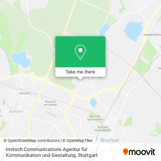 Карта Imitsch Communications Agentur für Kommunikation und Gestaltung