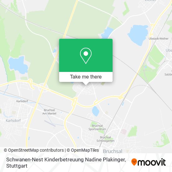 Schwanen-Nest Kinderbetreuung Nadine Plakinger map