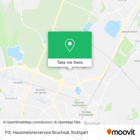 Карта P.S. Hausmeisterservice Bruchsal