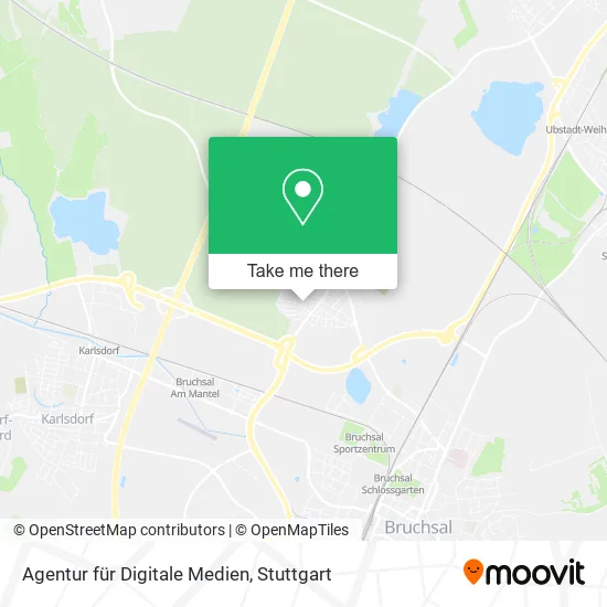 Карта Agentur für Digitale Medien